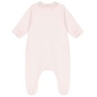 Baby Girls Pink Babygrow, 3, hi-res