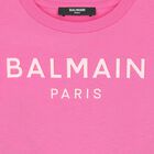 Girls Pink Logo T-Shirt, 1, hi-res
