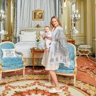 Blue Chateau Swaddle Carré Blanket, 1, hi-res