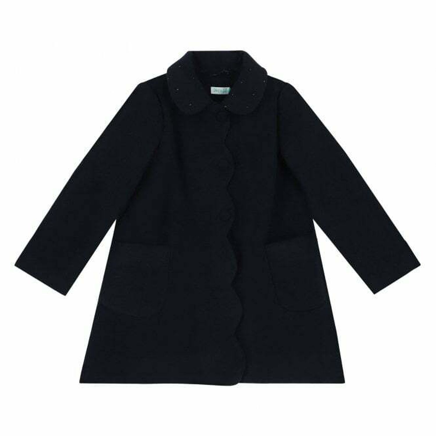 Girls Navy Blue Coat, 1, hi-res image number null