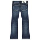 Girls Blue Denim Jeans, 1, hi-res