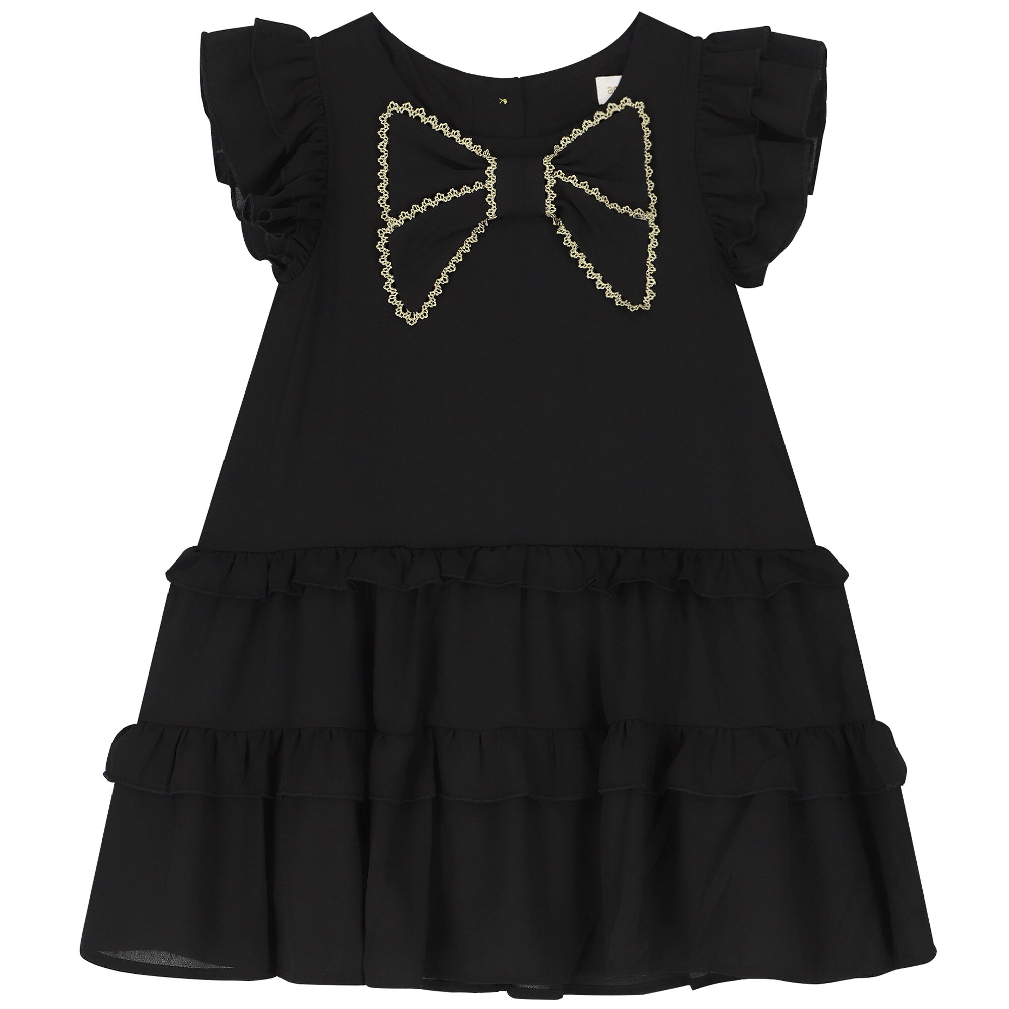 Junior girls top black dress