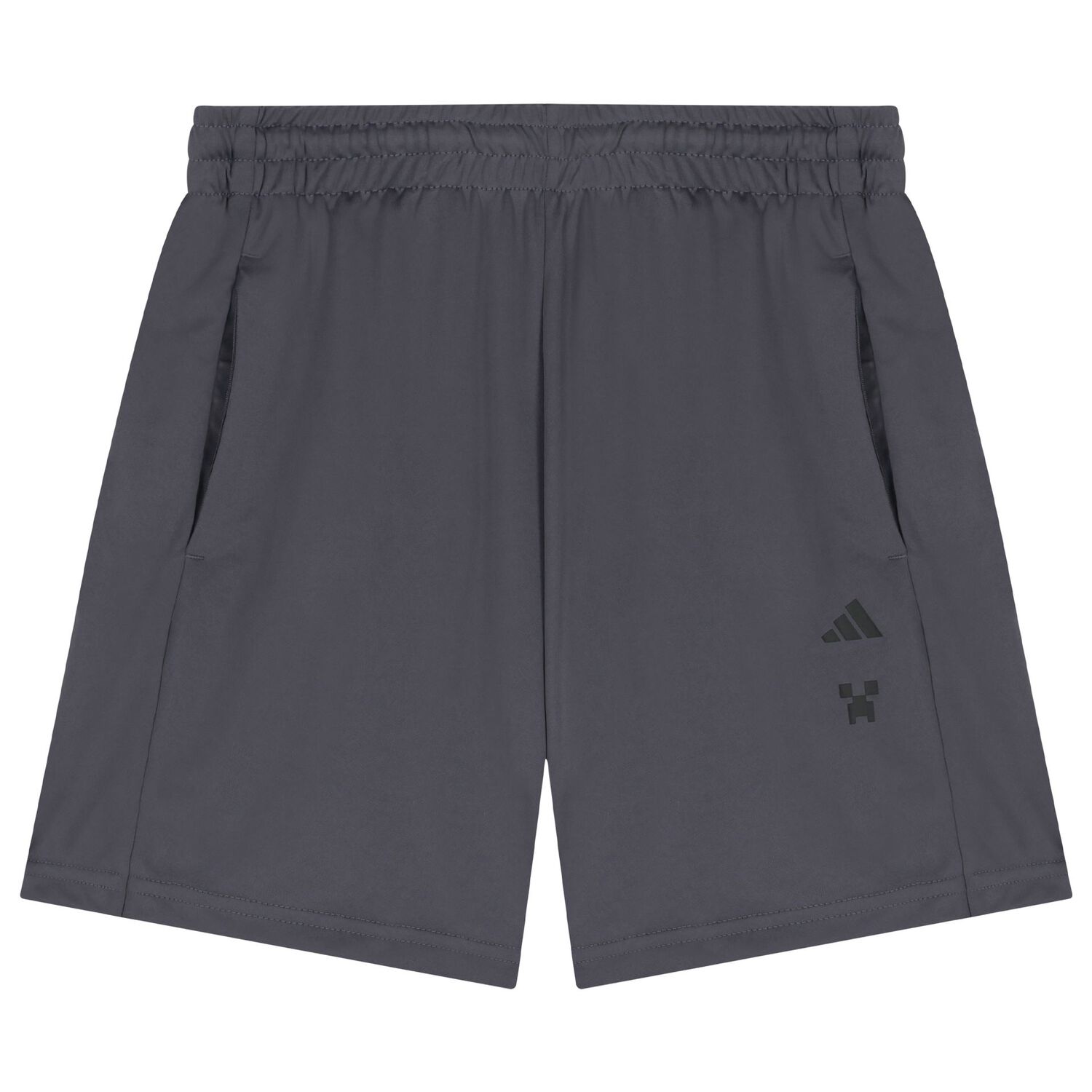 Boys White & Grey Minecraft Shorts Set, 1, hi-res