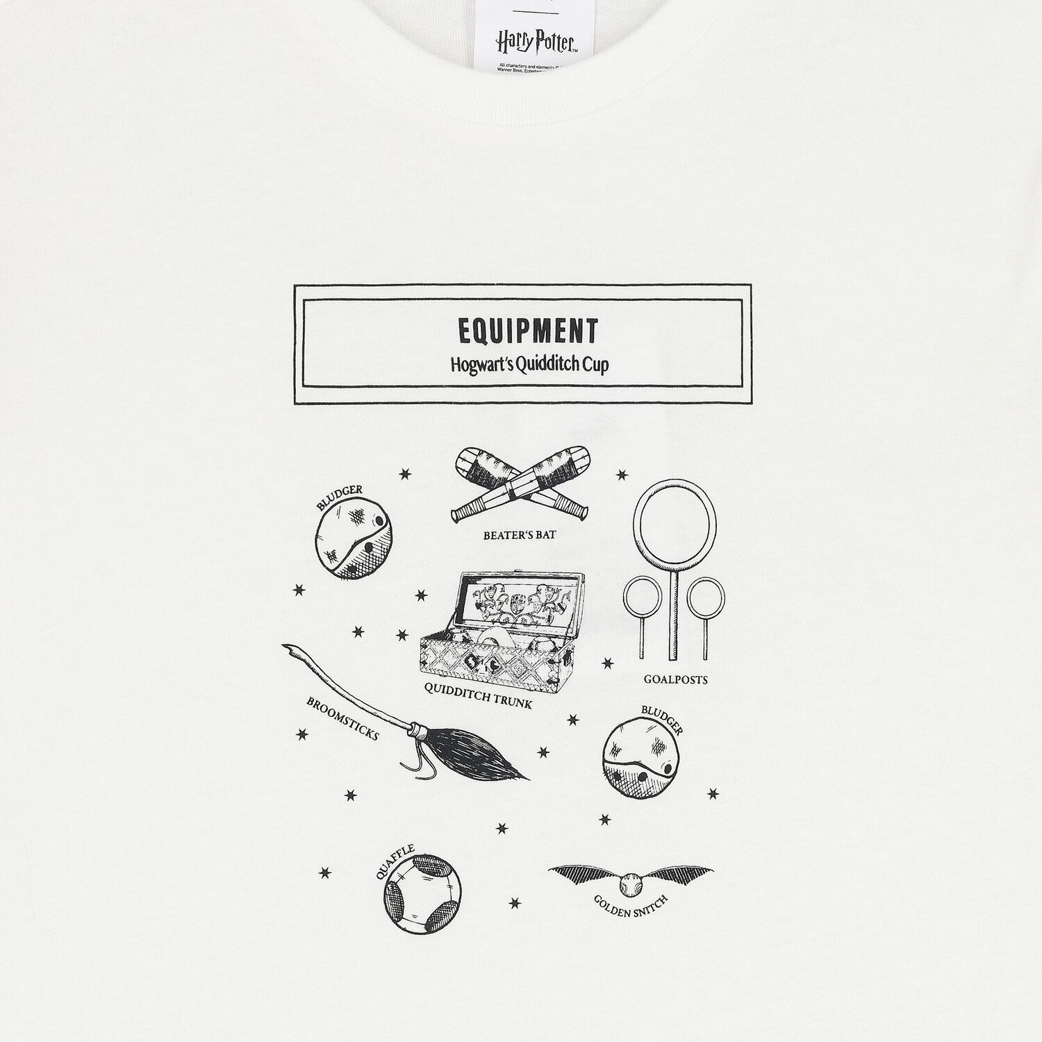 Boys Ivory Harry Potter Logo T-Shirt, 1, hi-res