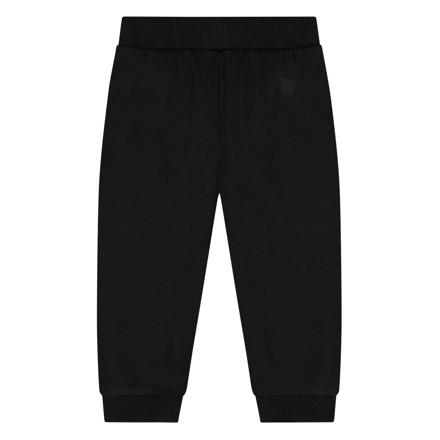 Younger Black Teddy Bear Logo Joggers, 2, hi-res