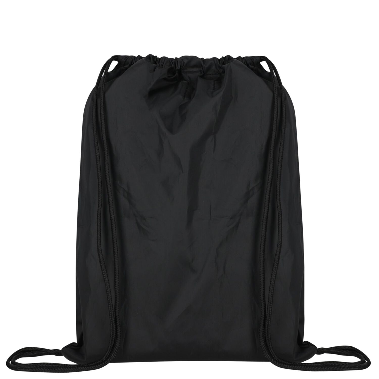 Black Trefoil Logo Gym Sack, 1, hi-res