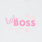 Baby Girls White Logo T-Shirt, 1, hi-res