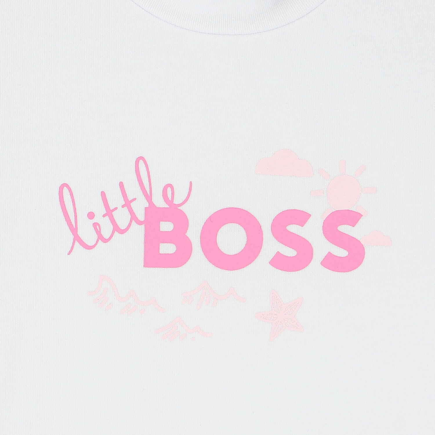 Baby Girls White Logo T-Shirt, 1, hi-res