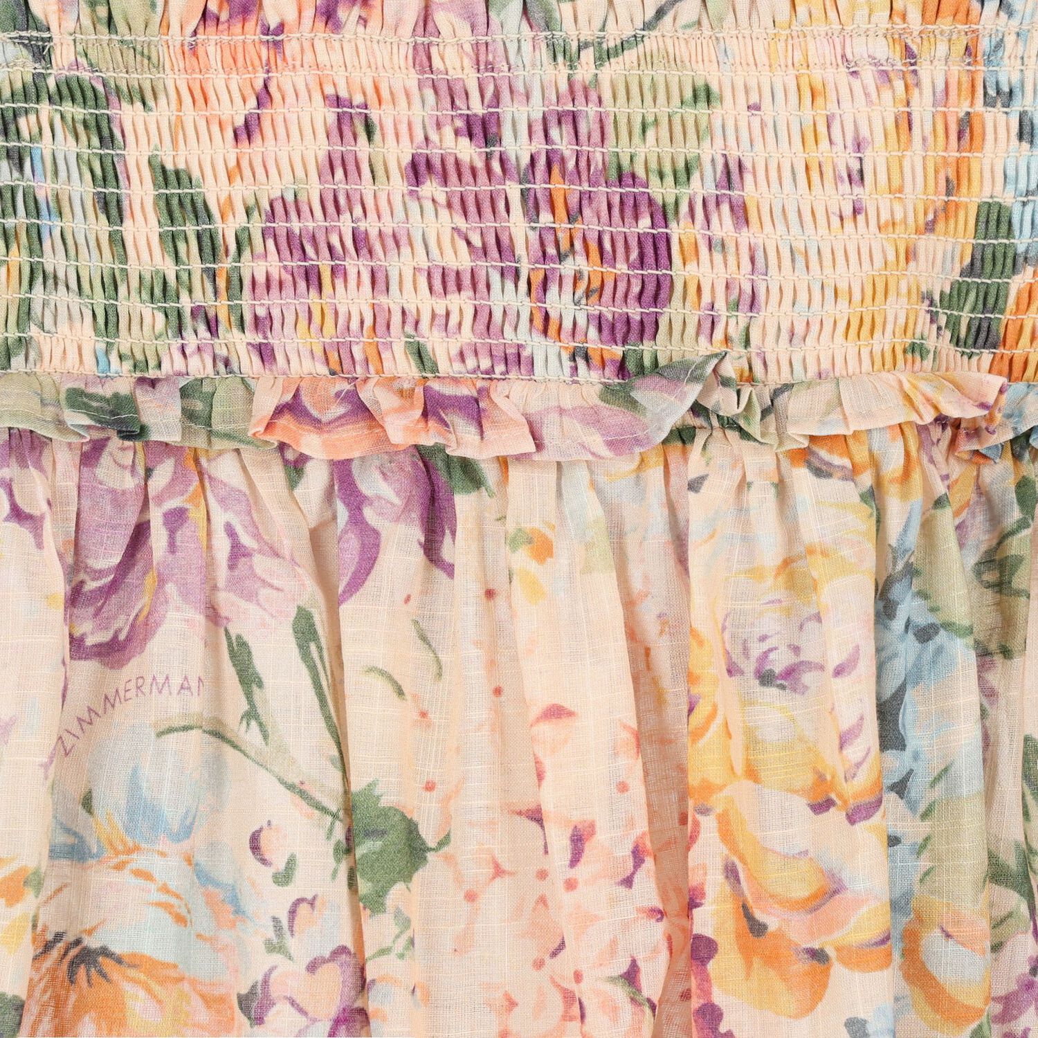 Girls Multi-Coloured Floral Top, 1, hi-res image number null