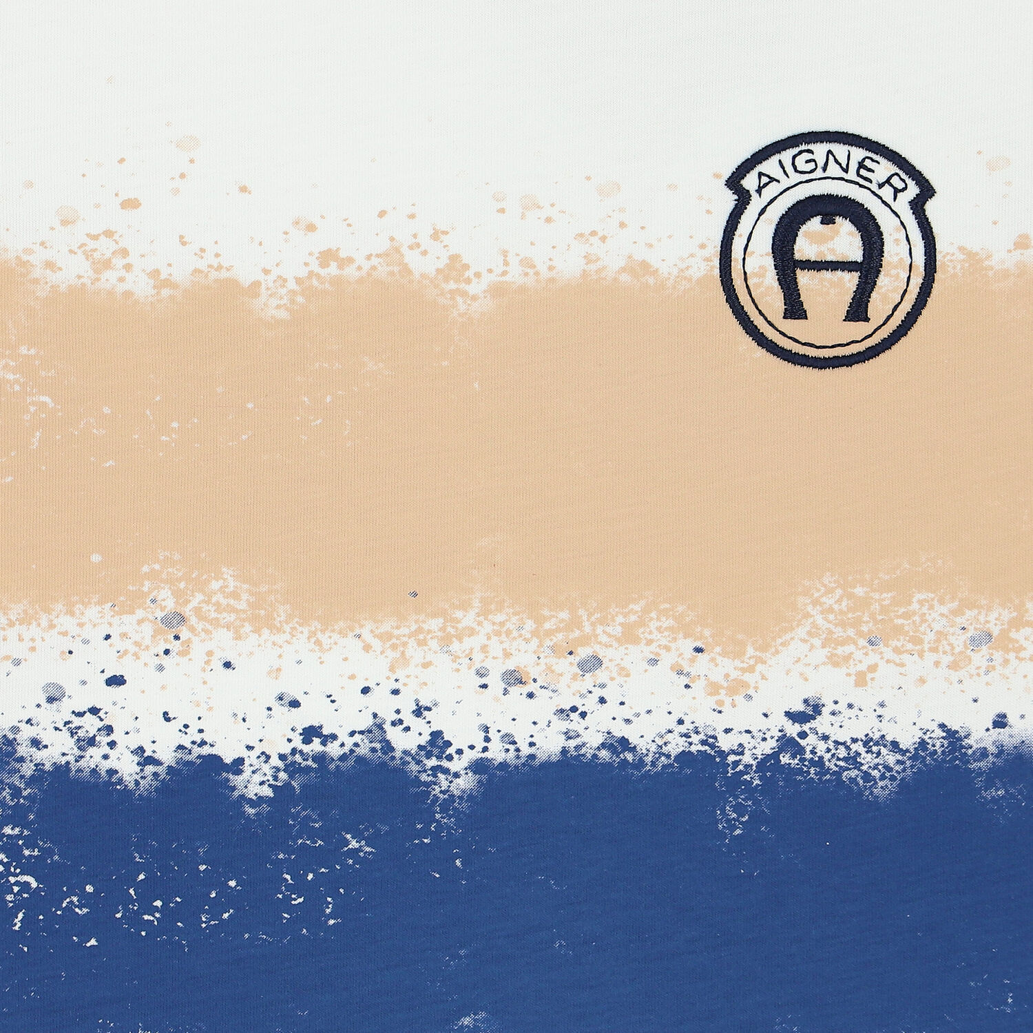 Boys White Striped Logo T-Shirt, 1, hi-res