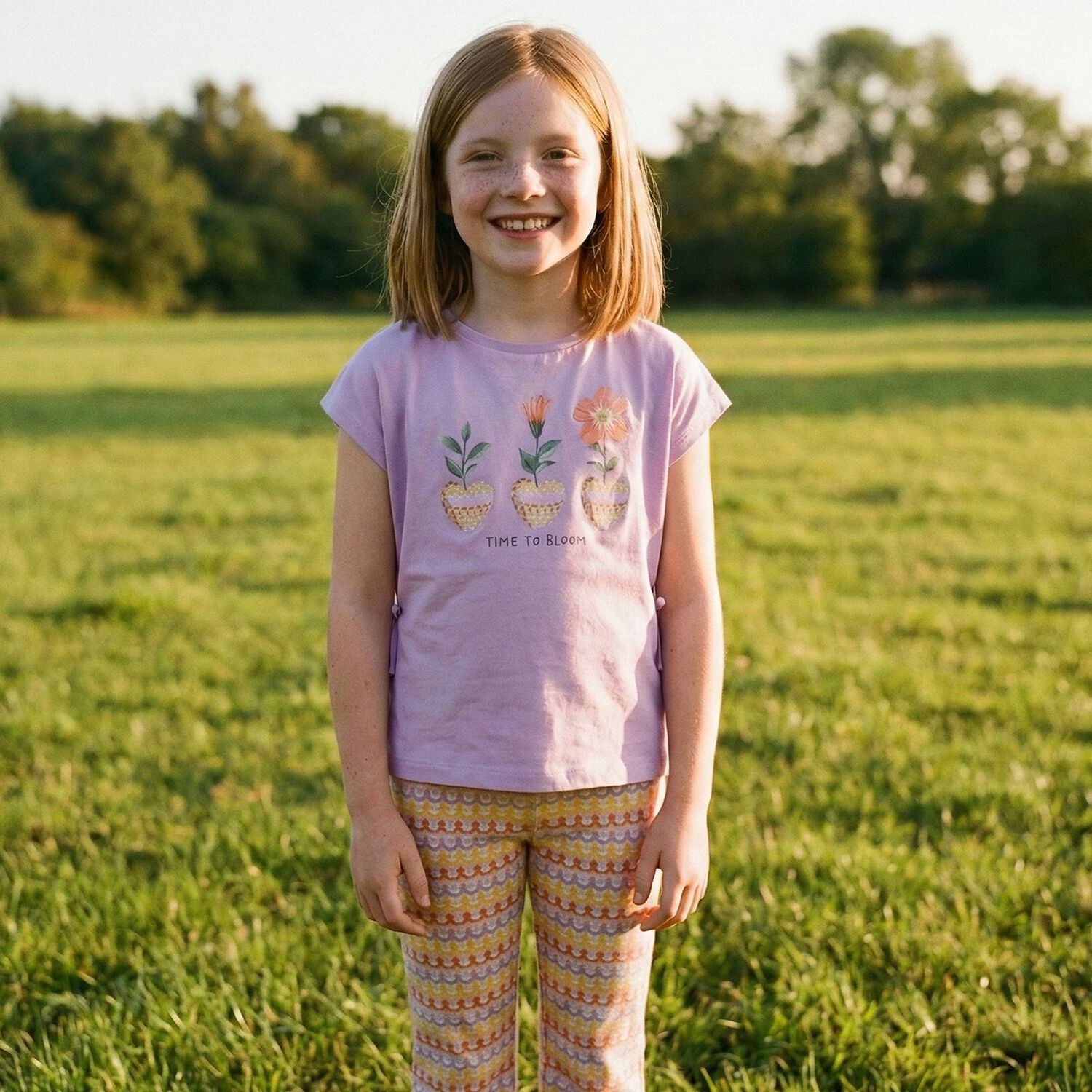 Girls Multi-Coloured Leggings Set, 2, hi-res