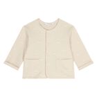 Ivory & Beige Baby Tracksuit Set ( 3 Piece ), 2, hi-res