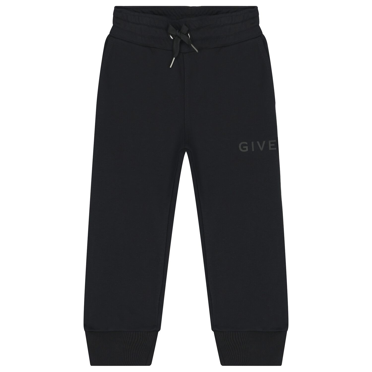 Boys Black Logo Joggers, 1, hi-res