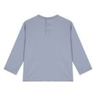 Younger Boys Navy Blue & Blue Logo Long Sleeve Top ( 2-Pack ), 2, hi-res