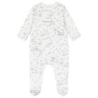 White & Grey Logo Babygrow Gift Set, 1, hi-res