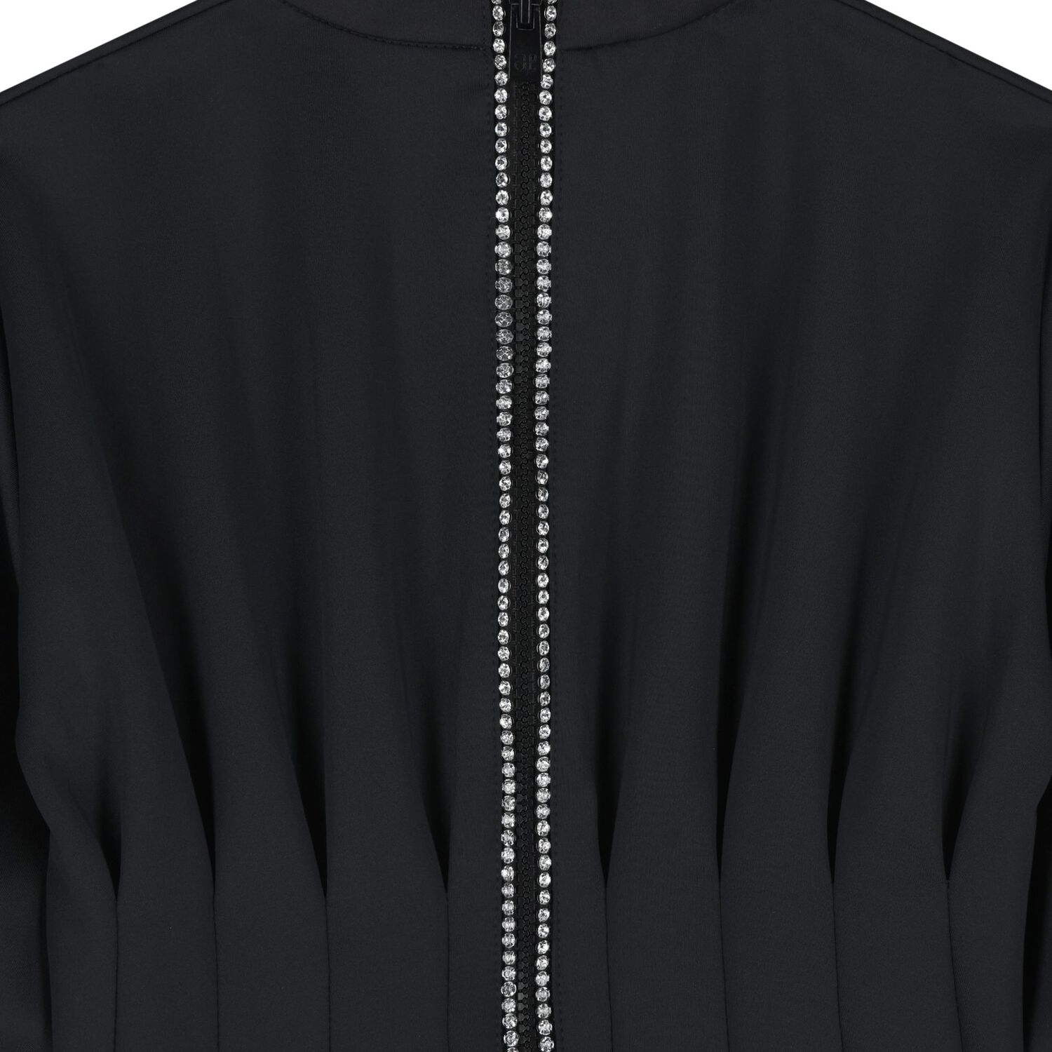 Girls Black Scuba Dress, 2, hi-res