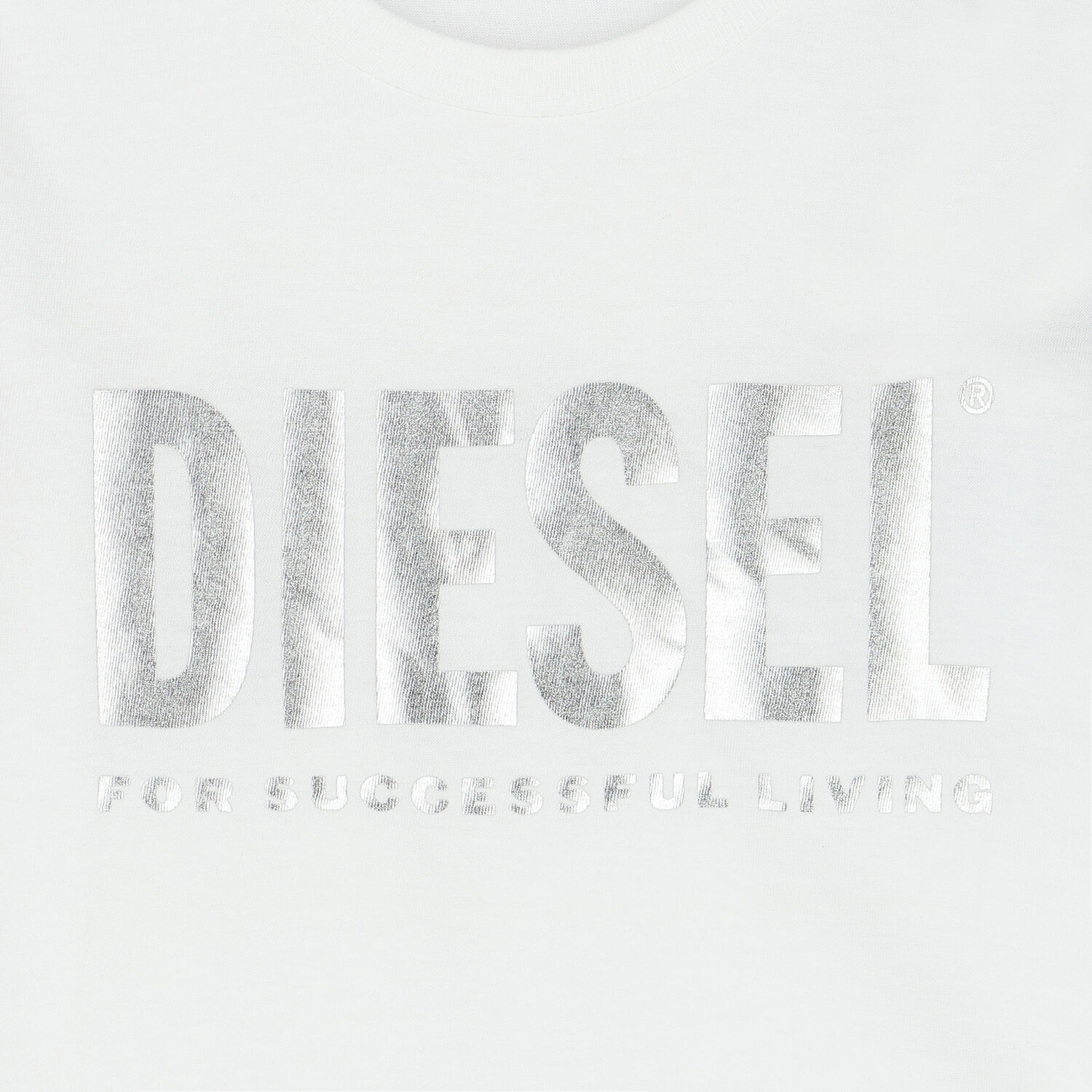 Girls White Logo T-Shirt, 1, hi-res