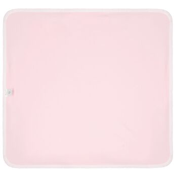 Baby Girls Pink & White Blanket