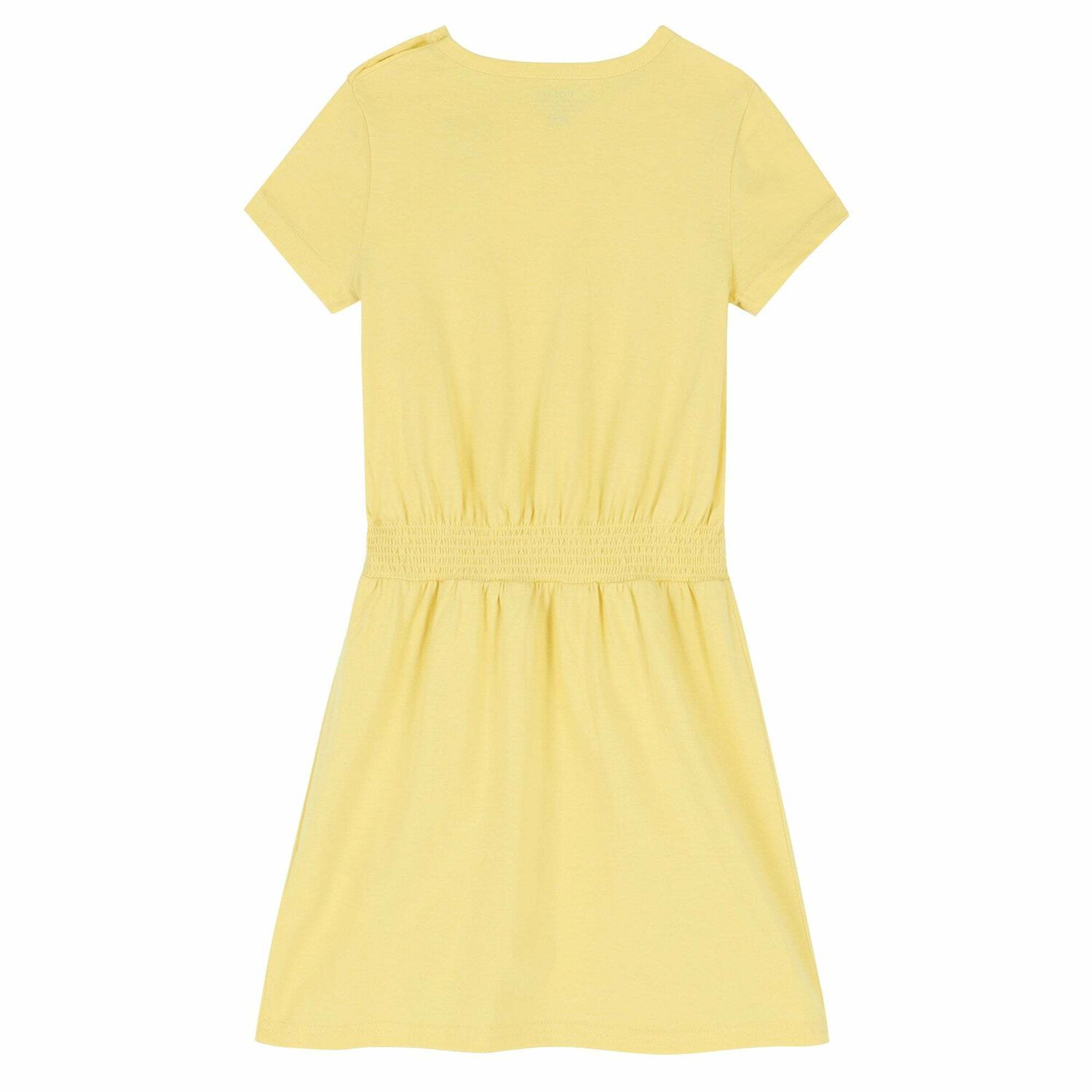 Girls Yellow Logo Dress, 1, hi-res