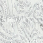 Girls Silver & White Chiffon Dress, 1, hi-res