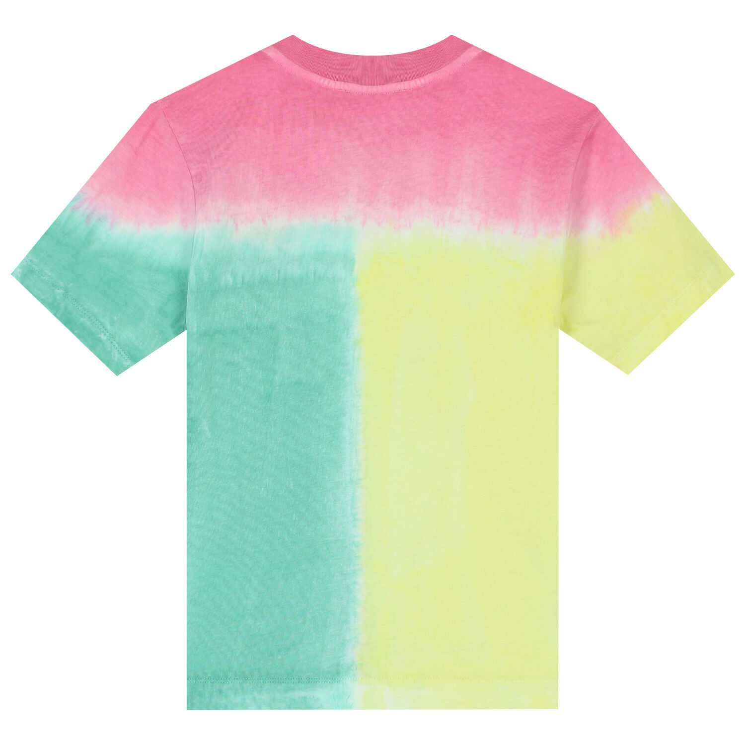 Girls Pink, Yellow & Green Logo T-Shirt, 1, hi-res