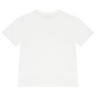 Girls White Logo T-Shirt, 2, hi-res
