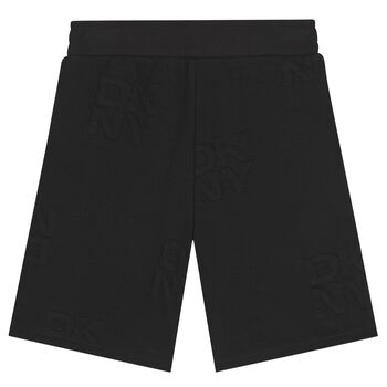 Boys Black Logo Shorts
