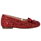 Girls Red Ballerina Shoes, 1, hi-res