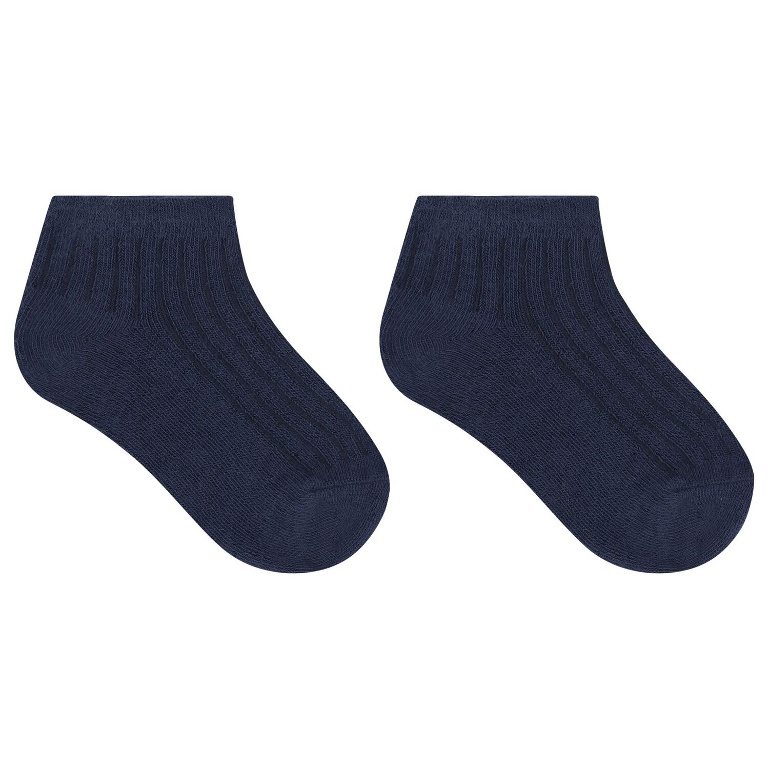 Baby Boys Grey, Navy and White Socks (3 Pack), 2, hi-res