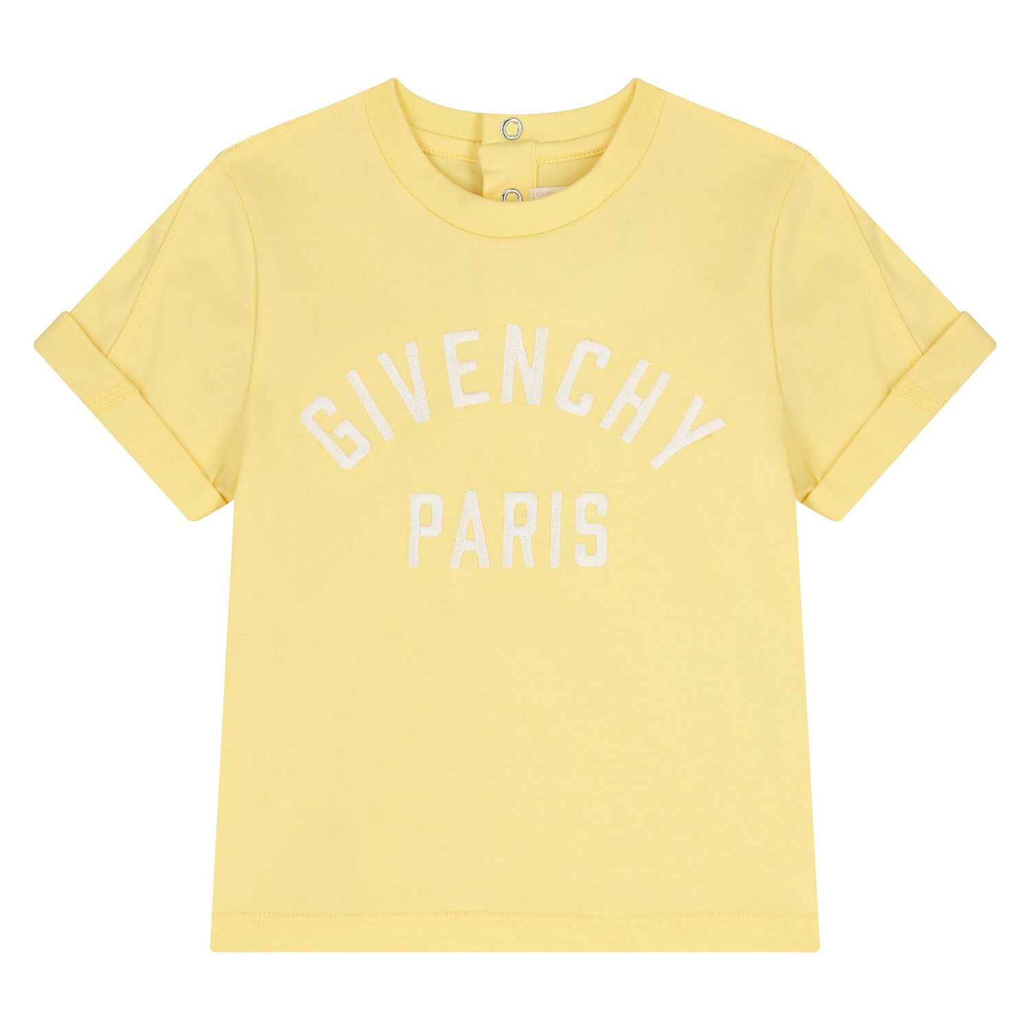 Younger Boys Yellow Logo T-Shirt, 2, hi-res
