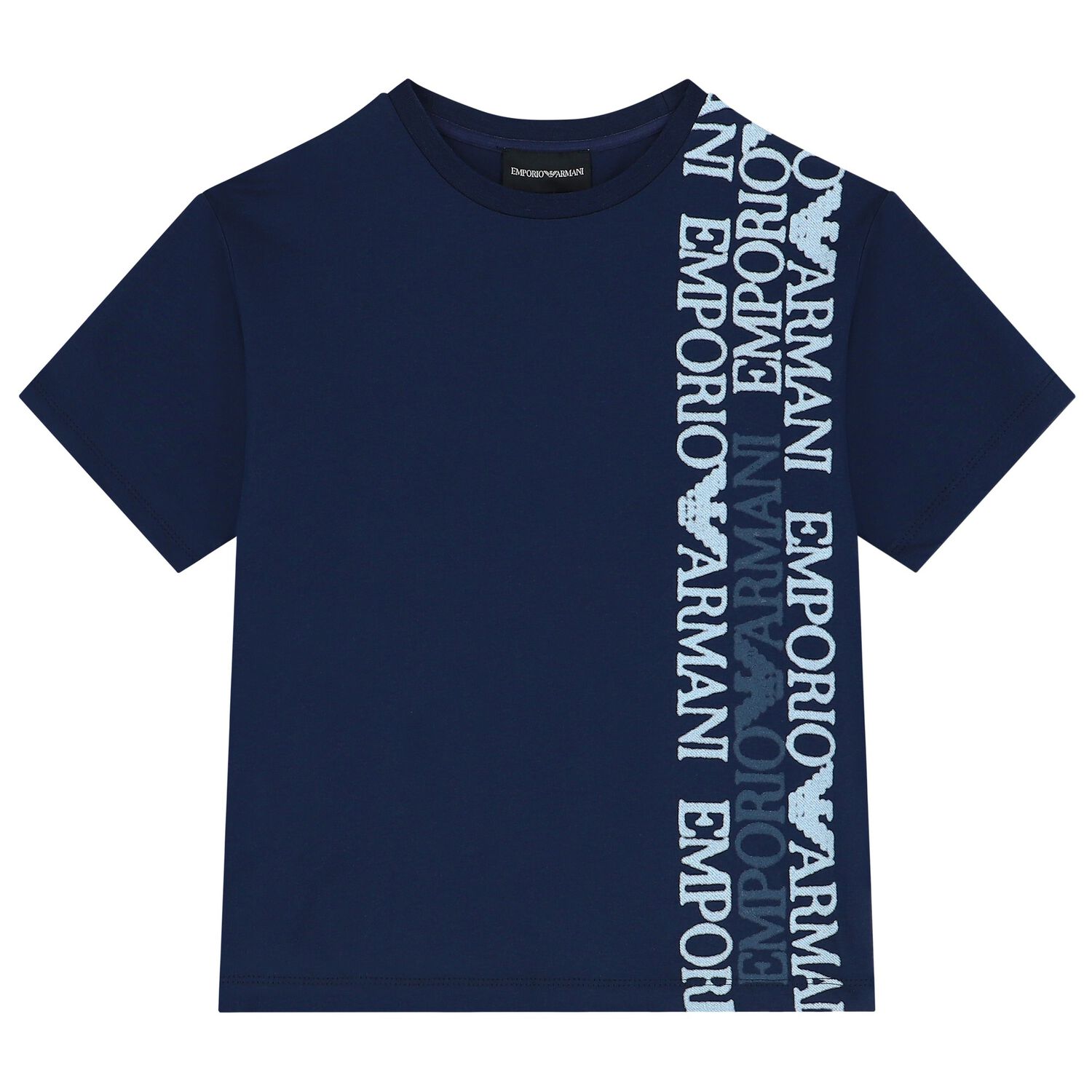 Boys Navy Blue Logo T-Shirt, 1, hi-res image number null