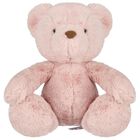 Baby Girls Pink Avery Bear Taupe Soft Toy ( 32CM ), 2, hi-res