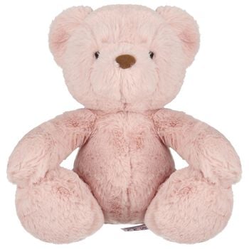Baby Girls Pink Avery Bear Taupe Soft Toy ( 32CM )