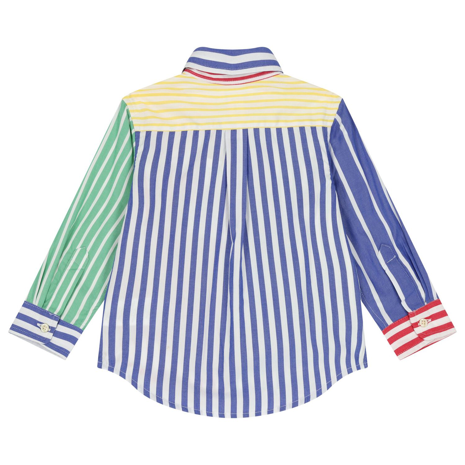 Baby Boys Multi-Coloured Striped Shirt , 1, hi-res
