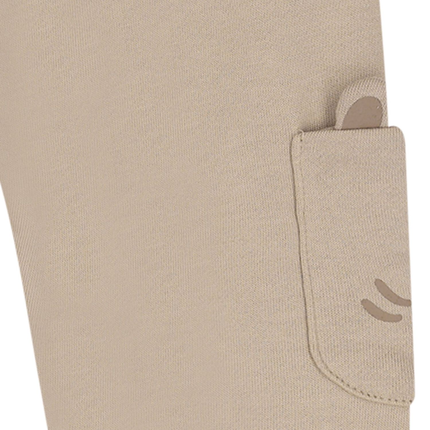 Younger Boys Beige Lion Joggers, 1, hi-res