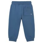 Younger Boys Blue Joggers, 4, hi-res