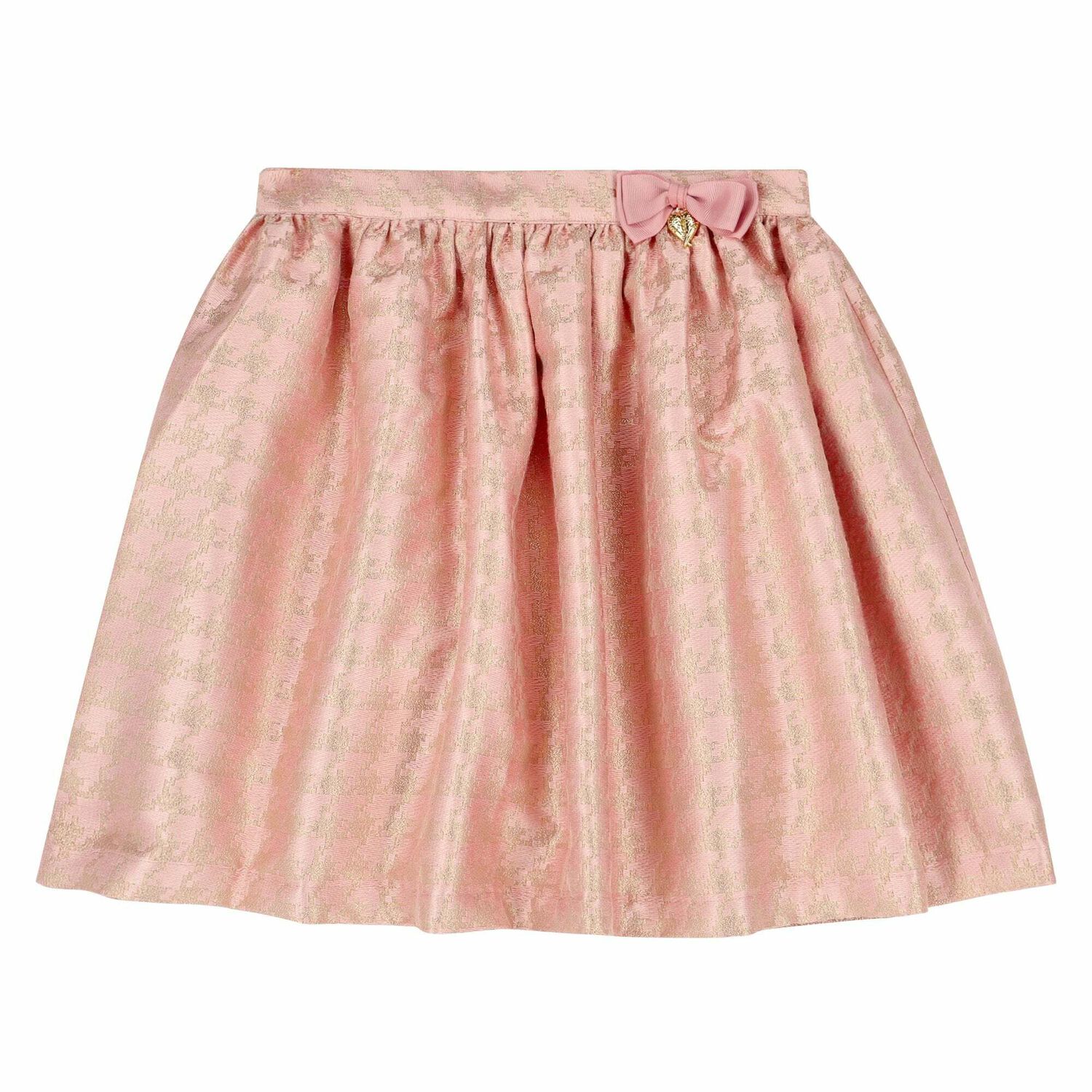 Girls Pink & Gold Skirt, 1, hi-res