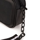 Girls Black Logo Handbag, 1, hi-res