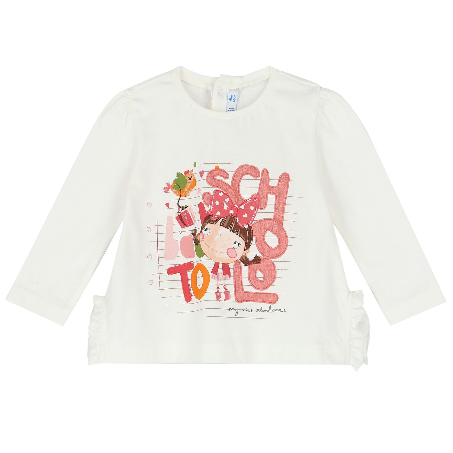 Younger Girls White, Pink & Beige Leggings Set, 2, hi-res