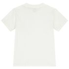 Boys Ivory Logo T-Shirt, 1, hi-res