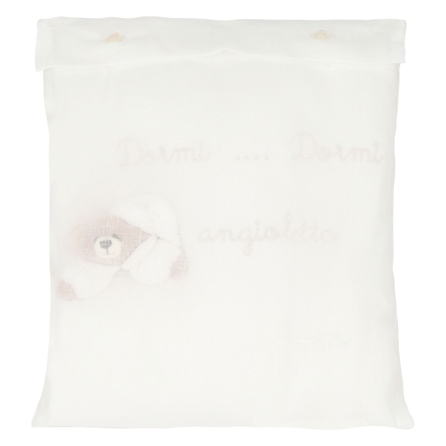 Ivory Teddy Bear Baby Blanket, 1, hi-res image number null