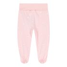 Baby Girls White & Pink 2 Piece Babygrow Set, 2, hi-res