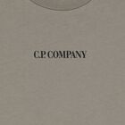 Boys Khaki Grey Logo T-Shirt , 3, hi-res