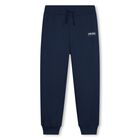 Navy Blue Logo Joggers, 2, hi-res