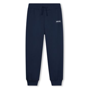 Navy Blue Logo Joggers