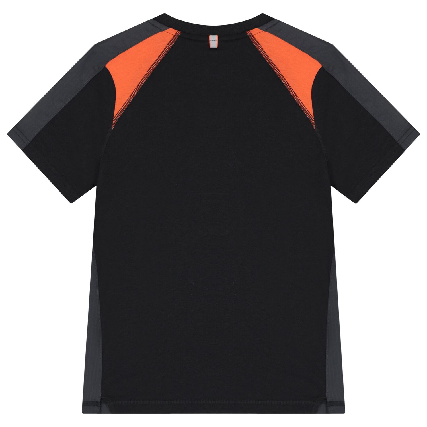 Boys Black Logo T-Shirt, 1, hi-res