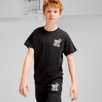 Boys Black Logo T-Shirt