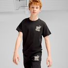 Boys Black Logo T-Shirt, 2, hi-res
