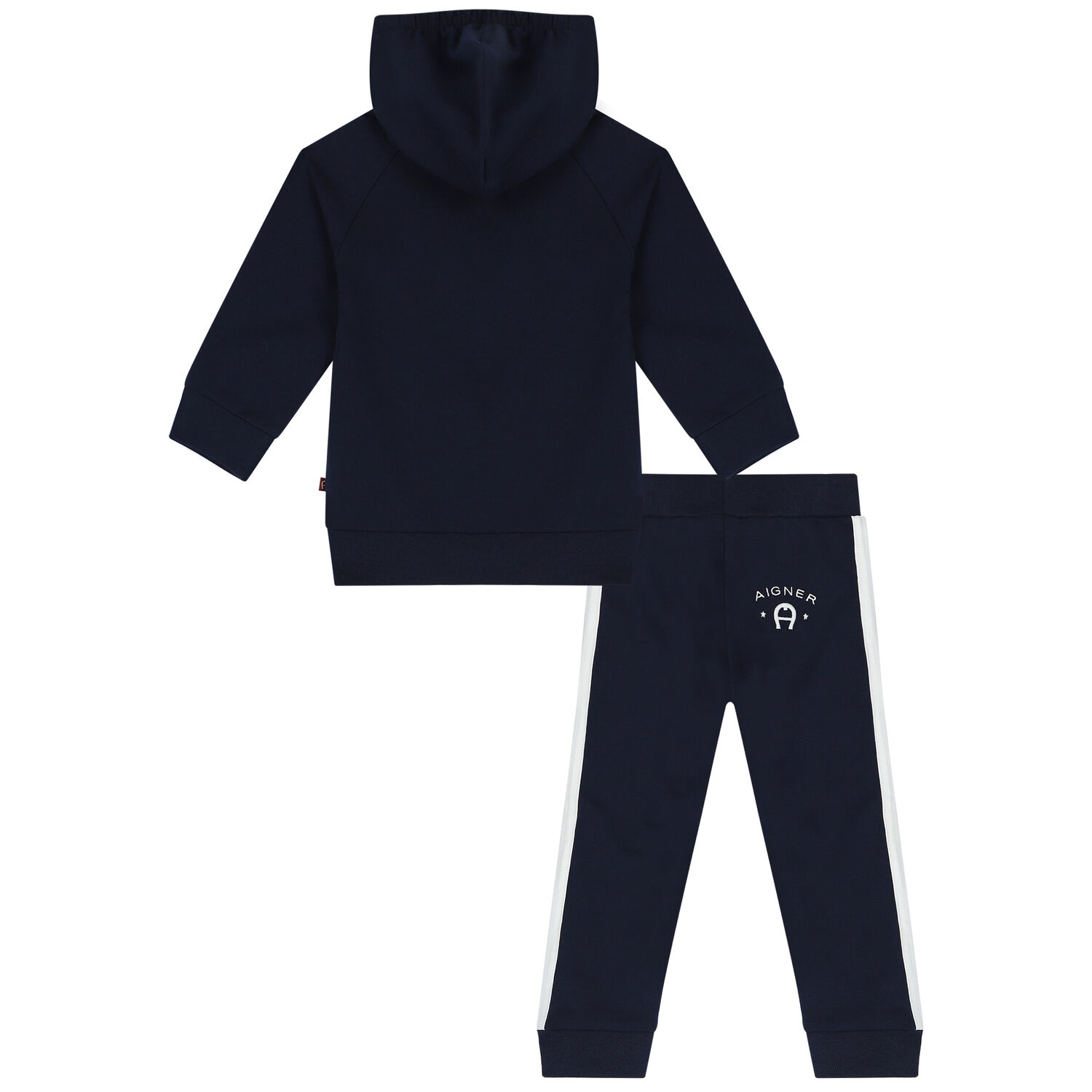 Younger Boys Navy Blue & White Logo Tracksuit, 1, hi-res image number null