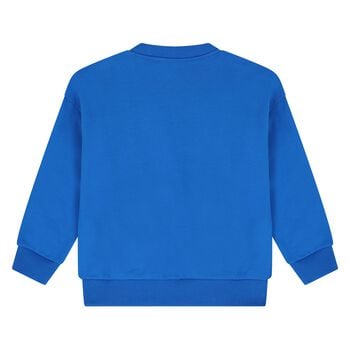 Younger Blue Teddy Bear Logo Sweatshirt